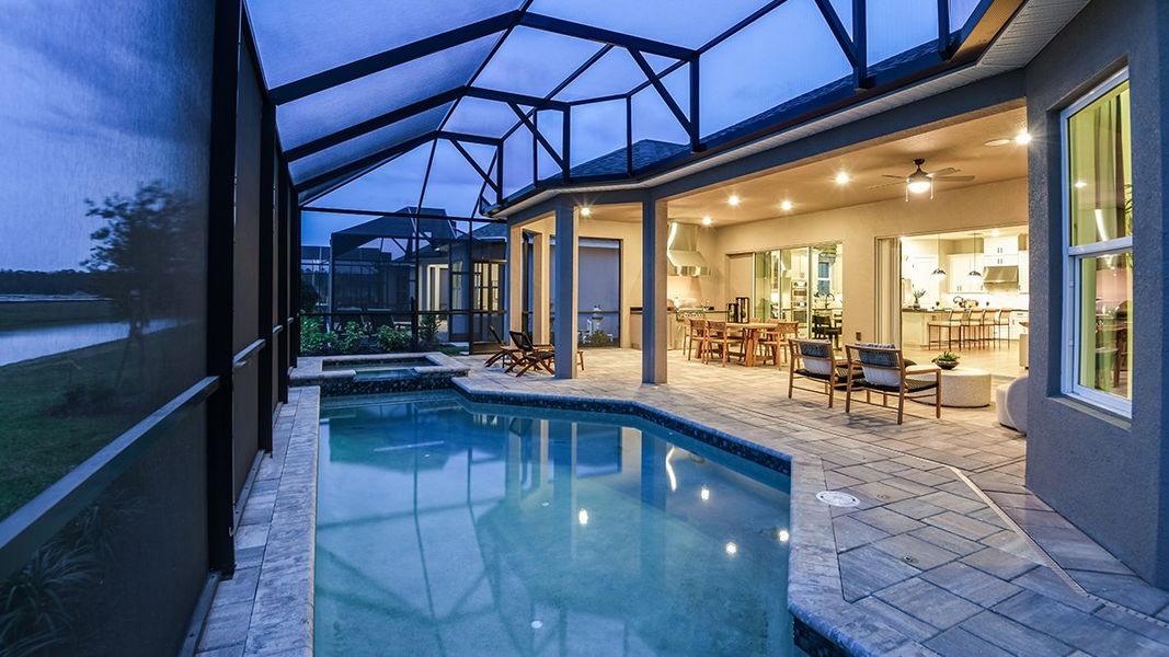 Representative exterior details of a home built from the Pallazio by Taylor Morrison in Westview Community Group Page, Kissimmee (Image 26).