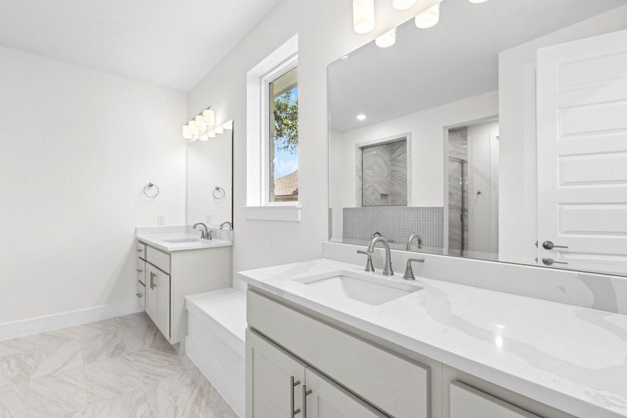 Furnished interior view inside a new home in Riverstone, Georgetown (Image 10).