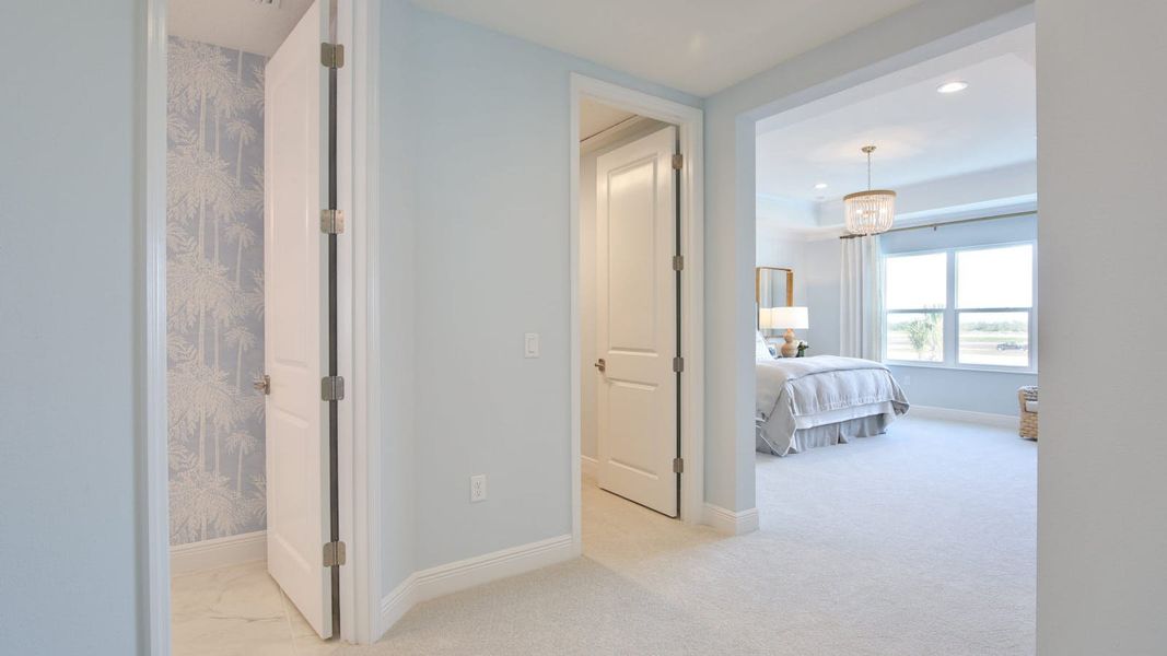Furnished interior view inside a new home in Palm Grove, Lakewood Ranch (Image 42).