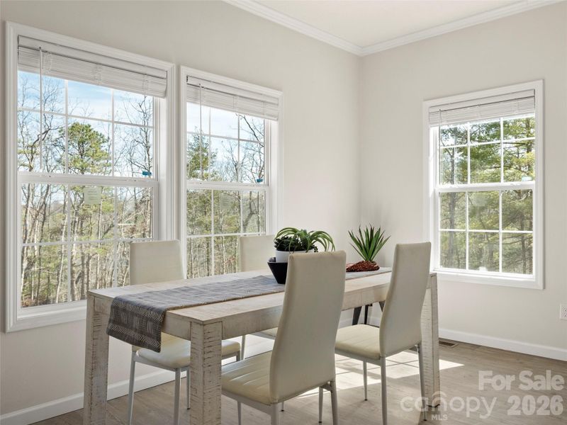 Furnished interior view inside a new home in , Hendersonville (Image 24).