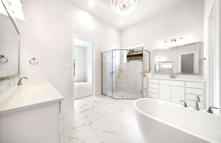 Representative furnished interior of a home built from the 3049AU by Ravenna Homes in Audubon 60′, Magnolia (Image 19).