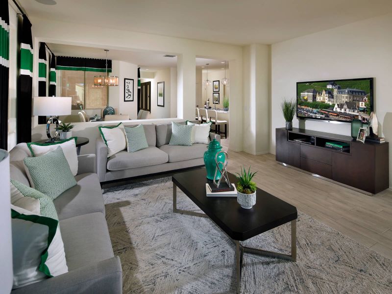 Furnished interior view inside a new home in The Preserve at Province II 55+/Active Adult, Maricopa (Image 5).