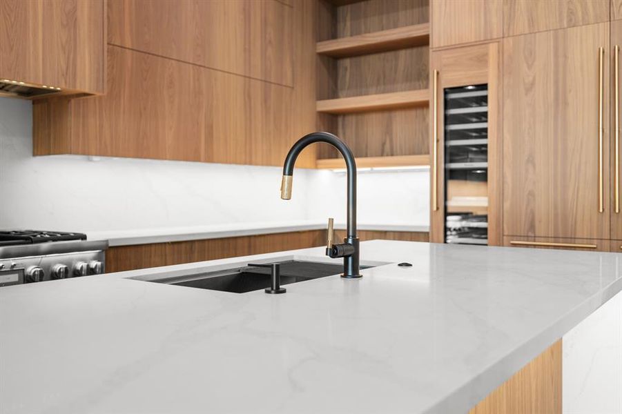 Close-up of interior finishes inside a home in , Dallas (Image 22).