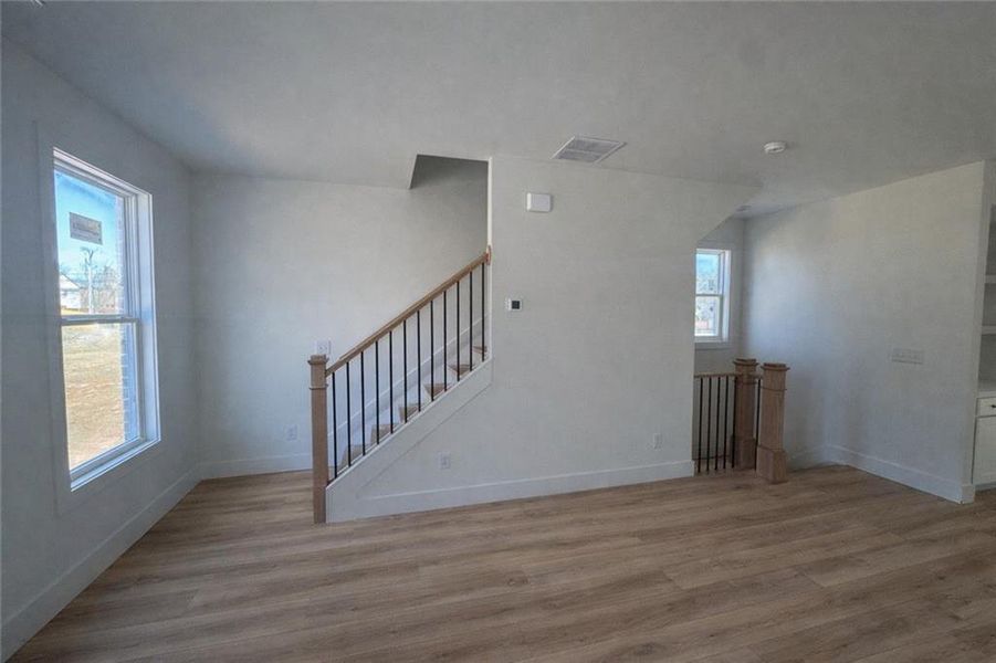 Spacious, unfurnished interior of a new home in , Suwanee (Image 9). Spacious, unfurnished interior of a new home in , Suwanee (Image 9).