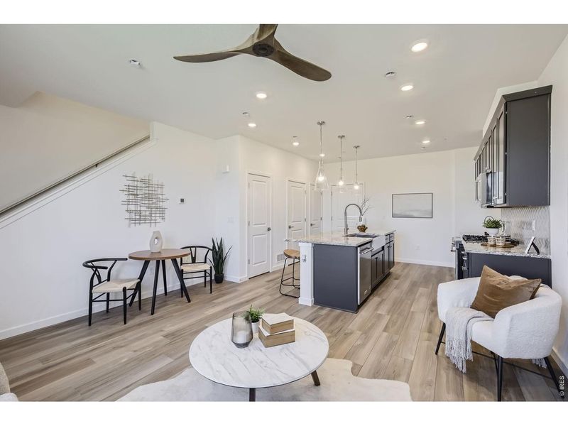 Furnished interior view inside a new home in , Longmont (Image 17).