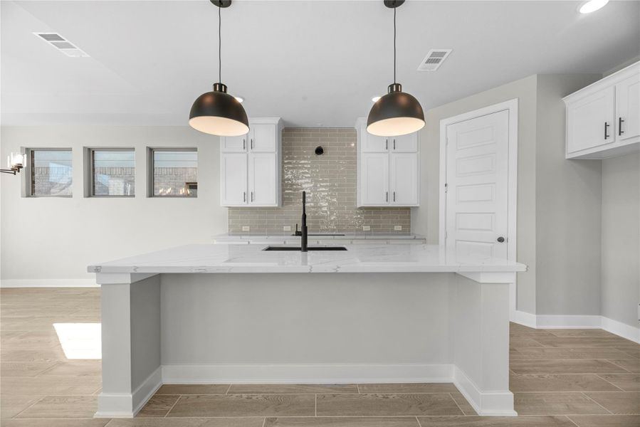 Furnished interior view inside a new home in Jordan Ranch – 60', Katy (Image 8).