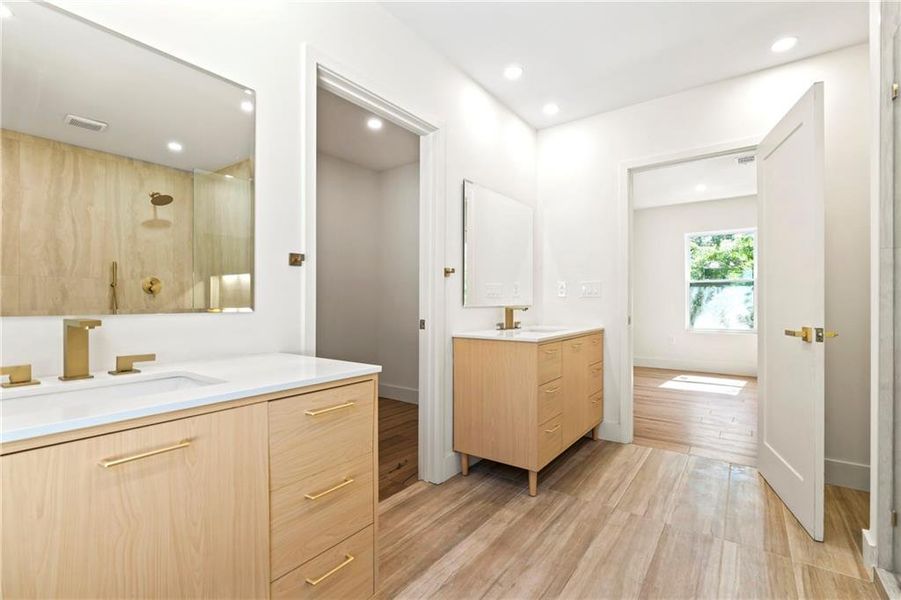 Furnished interior view inside a new home in , Atlanta (Image 11). Furnished interior view inside a new home in , Atlanta (Image 11).