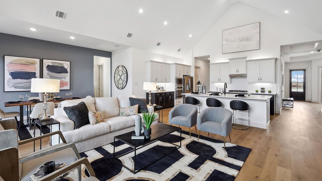Representative furnished interior of a home built from the Vanderbilt by DRB Homes in Green Meadows Classic, Celina (Image 8).