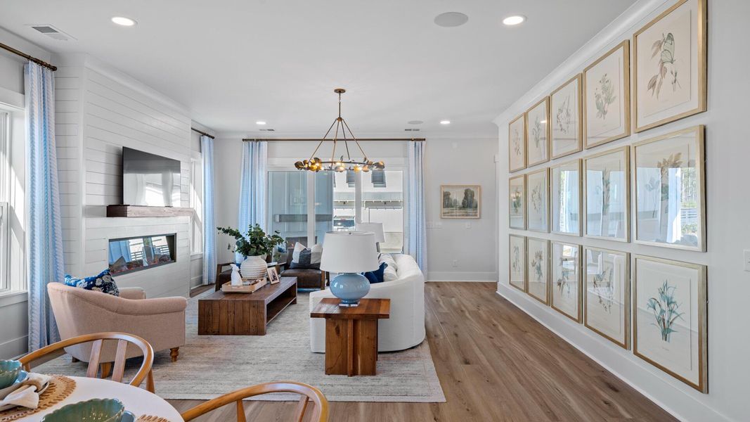 Furnished interior view inside a new home in , Summerville (Image 15). Furnished interior view inside a new home in , Summerville (Image 15).