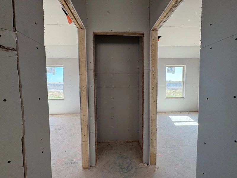 In-progress construction of a new home in Rolling Glen, Hutto, TX (Image 29).