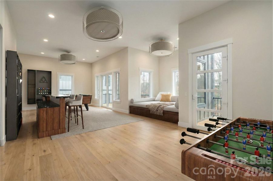 Virtually finished basement