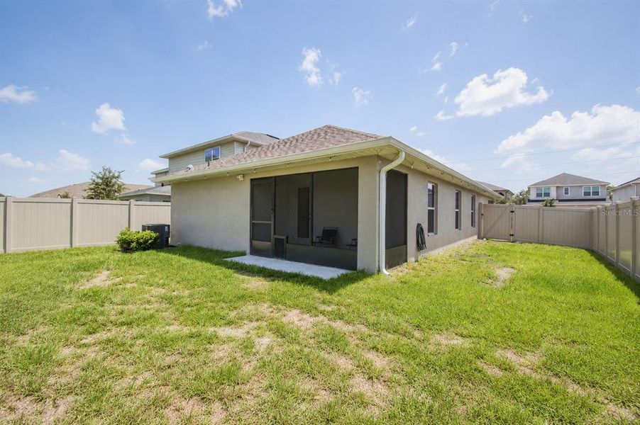 Exterior details and patio area of a home in , Harmony (Image 4). Exterior details and patio area of a home in , Harmony (Image 4).