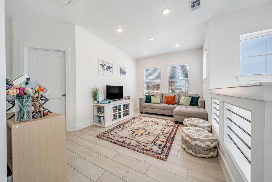 Furnished interior view inside a new home in The Groves, Humble (Image 8).