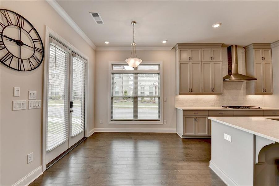Furnished interior view inside a new home in , Duluth (Image 35).