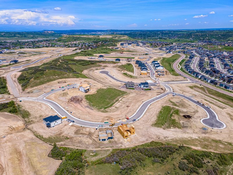 Site preparation for new homesites in Hillside at Crystal Valley Destination Collection, Castle Rock (Image 31).