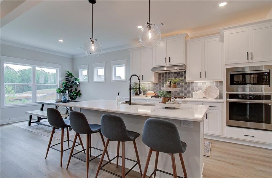 Furnished interior view inside a new home in Rosewood Lake Estates, Hoschton (Image 43).
