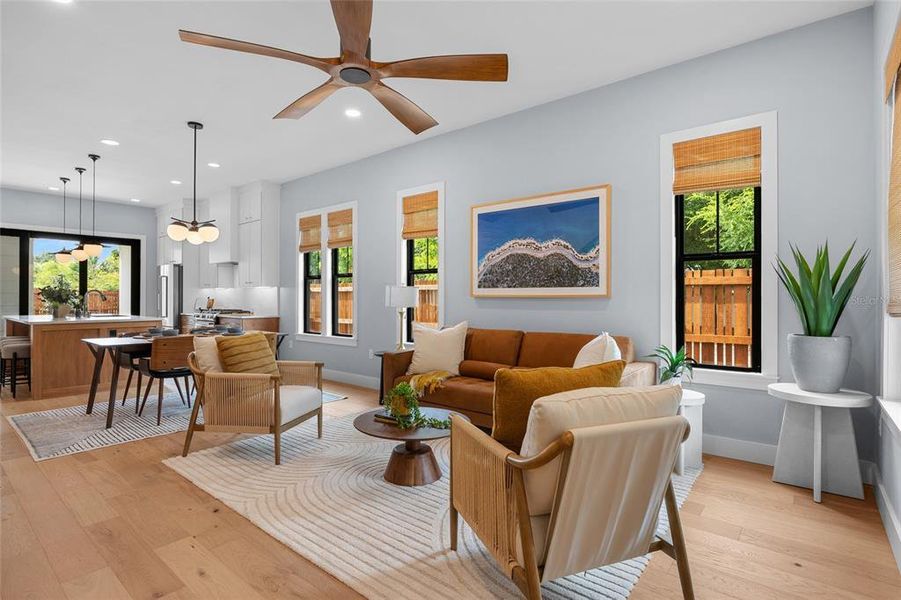 Furnished interior view inside a new home in , Newberry (Image 11). Furnished interior view inside a new home in , Newberry (Image 11).