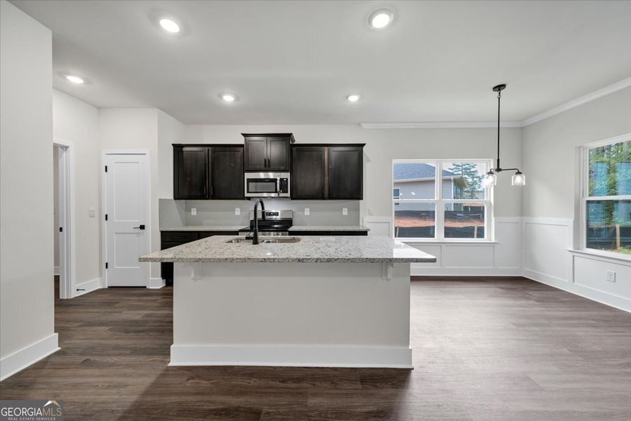 Furnished interior view inside a new home in Canterbury Villas, Carrollton (Image 9). Furnished interior view inside a new home in Canterbury Villas, Carrollton (Image 9).