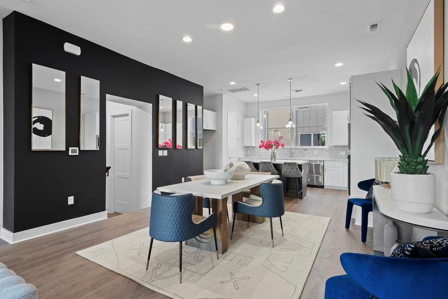 Furnished interior view inside a new home in , Austin (Image 14).