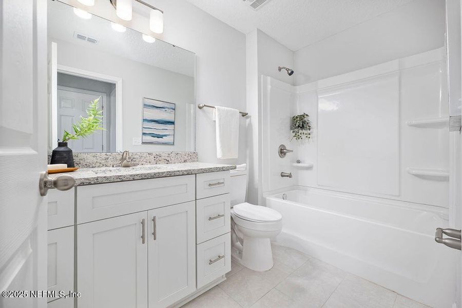 Furnished interior view inside a new home in , Jacksonville (Image 14). Furnished interior view inside a new home in , Jacksonville (Image 14).