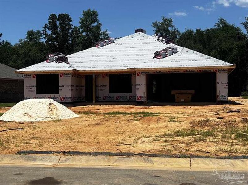 In-progress construction of a new home in Blossom Grove, Milton, FL (Image 20). In-progress construction of a new home in Blossom Grove, Milton, FL (Image 20).