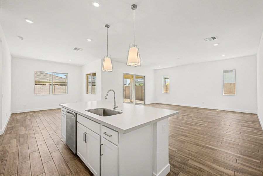 Furnished interior view inside a new home in North Creek, Queen Creek (Image 5). Furnished interior view inside a new home in North Creek, Queen Creek (Image 5).