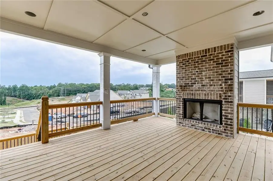 Exterior details and patio area of a home in , Buford (Image 3).
