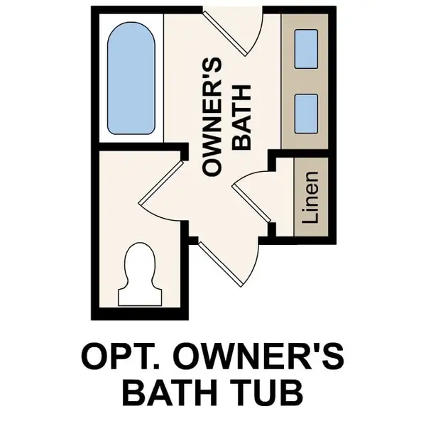 2D floor plan layout of this home in Trinity Ranch, Elgin, TX (Image 3). 2D floor plan layout of this home in Trinity Ranch, Elgin, TX (Image 3).