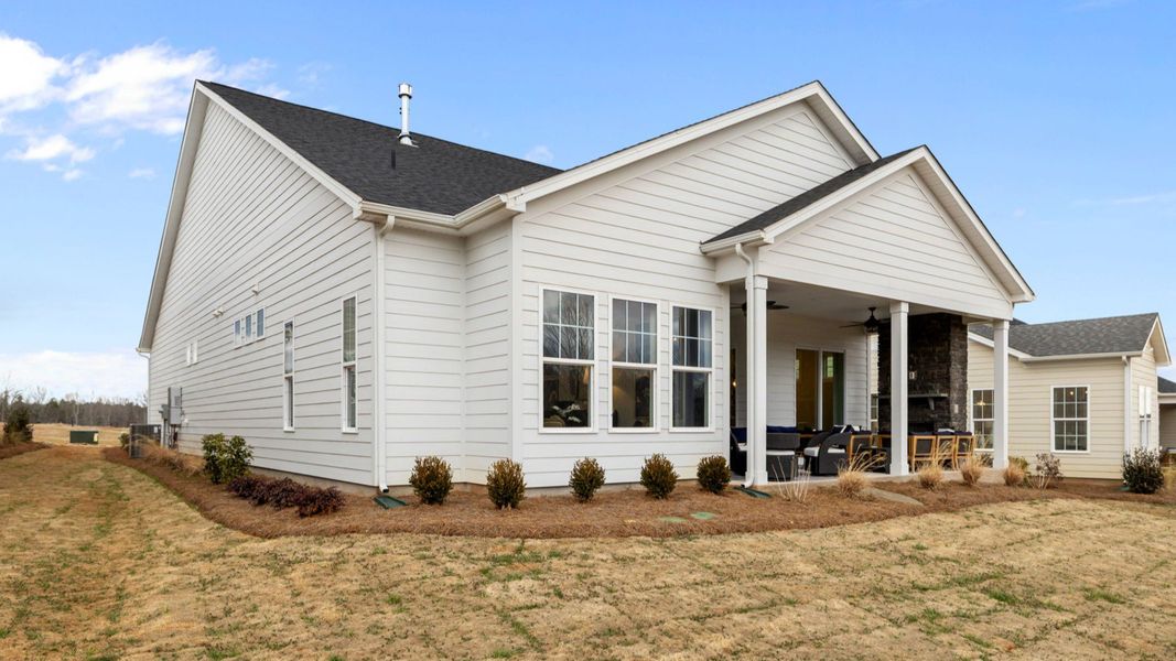 The Adventurer Plan by DBR Homes with a spacious rear porch in Fort Mill, SC