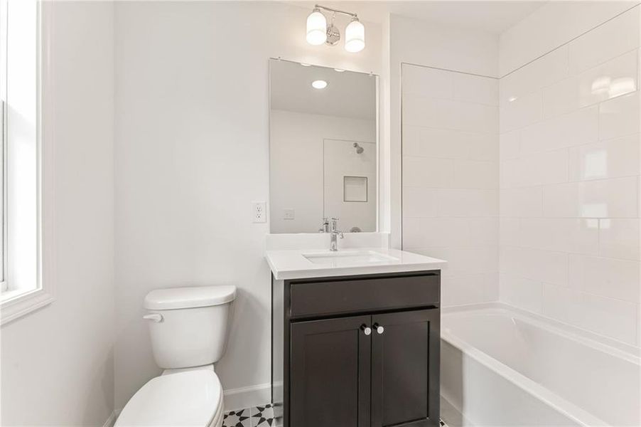 Furnished interior view inside a new home in Townes at South Main, Kennesaw (Image 11).
