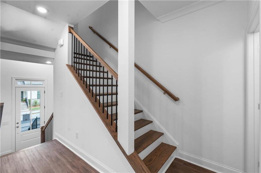 Spacious, unfurnished interior of a new home in Evanshire Townhomes, Duluth (Image 37).