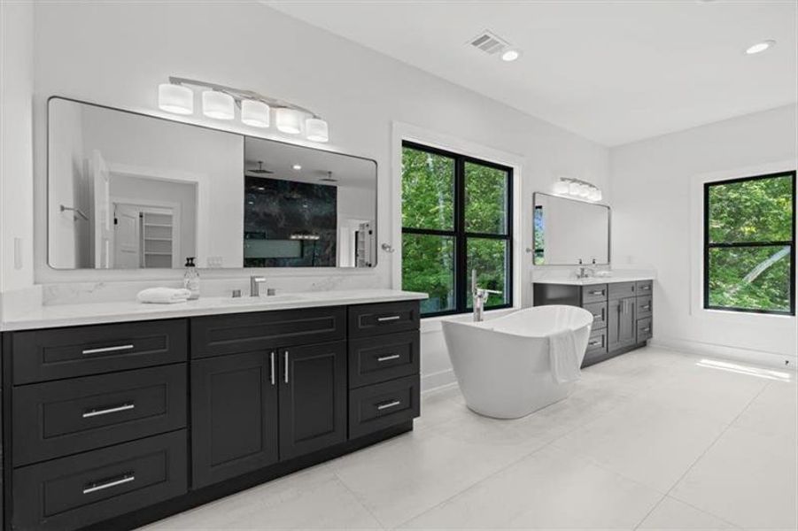 Furnished interior view inside a new home in , Acworth (Image 11).