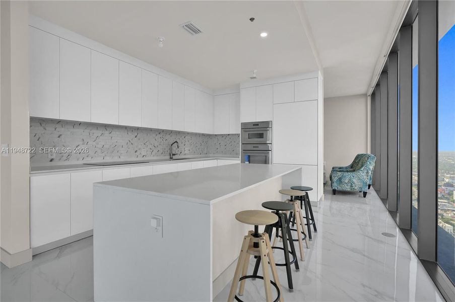 Furnished interior view inside a new home in , Miami (Image 7).