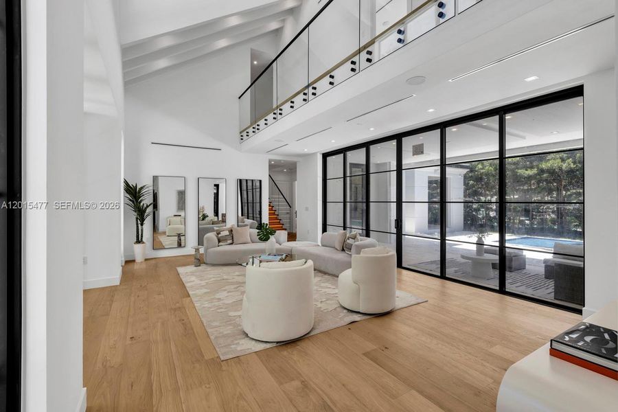 Furnished interior view inside a new home in , Coral Gables (Image 14).