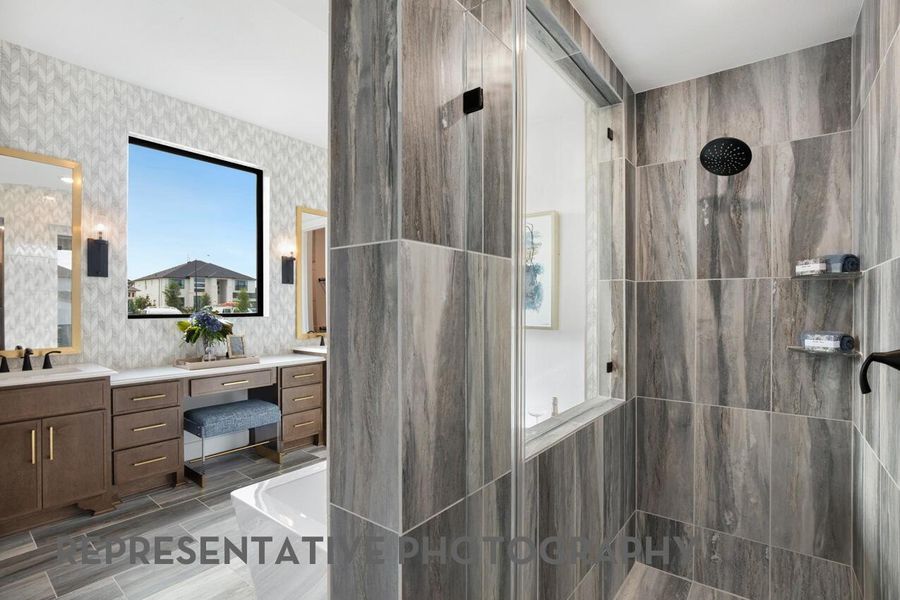Furnished interior view inside a new home in Jordan Ranch, Fulshear (Image 42).