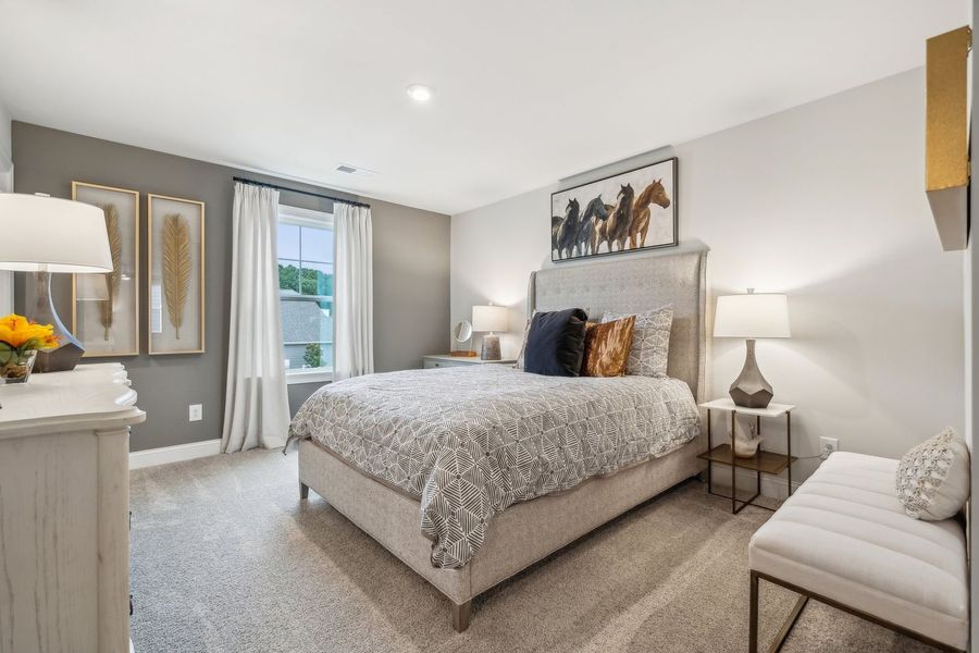 Furnished interior view inside a new home in The Beacon at Old Peachtree Single Family Homes, Lawrenceville (Image 229).