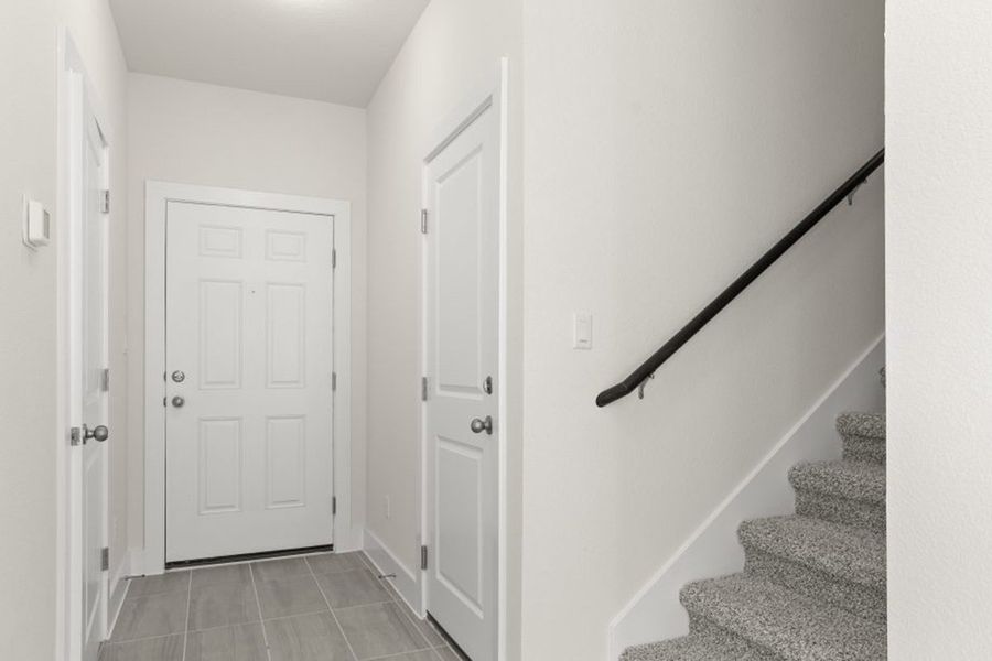 Spacious, unfurnished interior of a new home in Saddle Creek Twinhomes, Georgetown (Image 29). Spacious, unfurnished interior of a new home in Saddle Creek Twinhomes, Georgetown (Image 29).