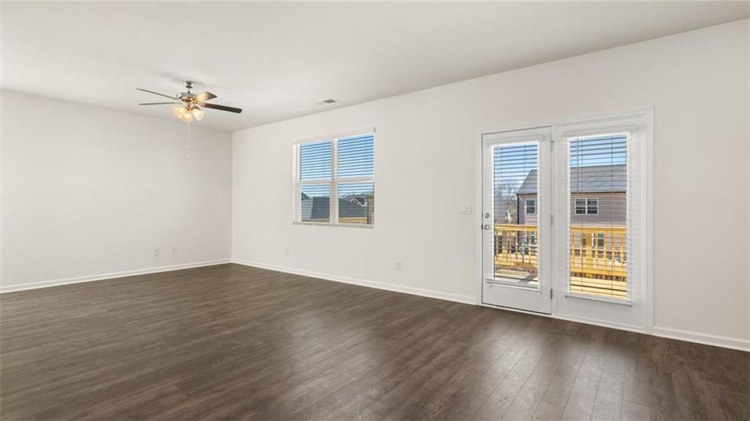 Spacious, unfurnished interior of a new home in The Reserve at Calcutta, Stockbridge (Image 28). Spacious, unfurnished interior of a new home in The Reserve at Calcutta, Stockbridge (Image 28).