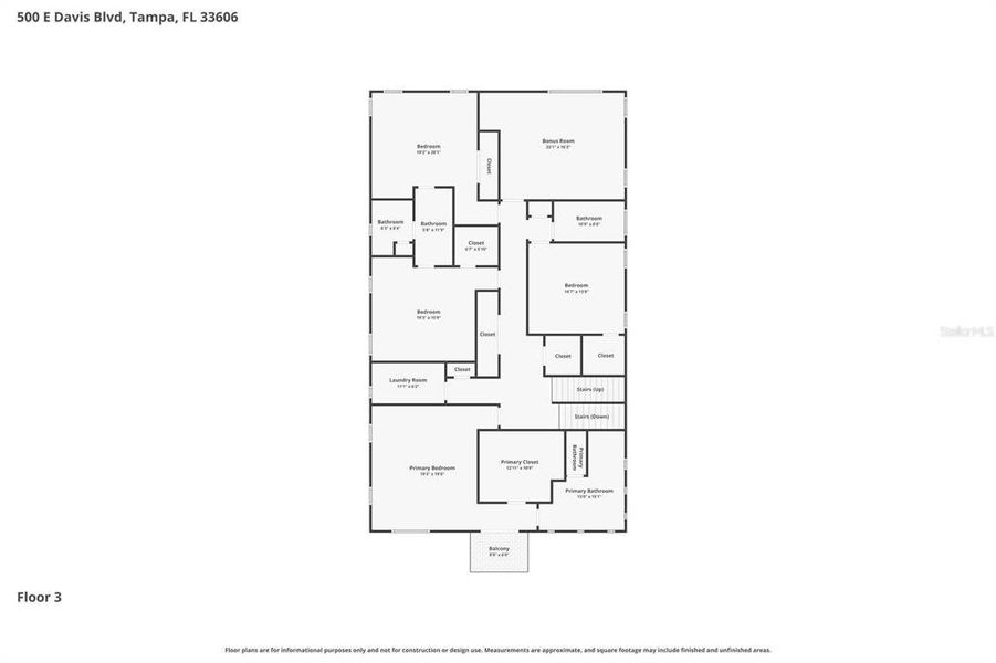 2D floor plan layout of this home in , Tampa, FL (Image 6).