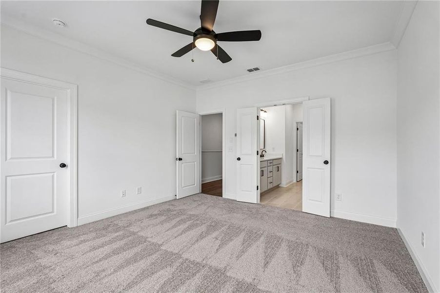 Spacious, unfurnished interior of a new home in Millcroft Townhomes, Buford (Image 39). Spacious, unfurnished interior of a new home in Millcroft Townhomes, Buford (Image 39).