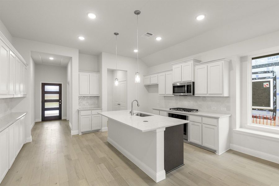 Representative furnished interior of a home built from the Campion by Pacesetter Homes in La Terra at Uptown Celina, Celina (Image 6).