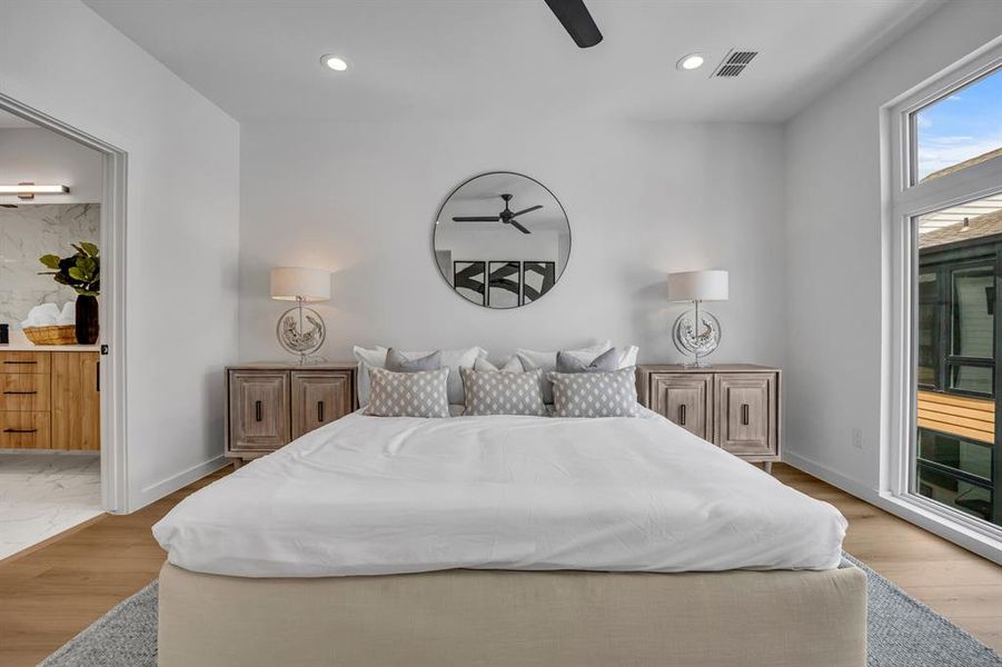 Furnished interior view inside a new home in , Dallas (Image 19).