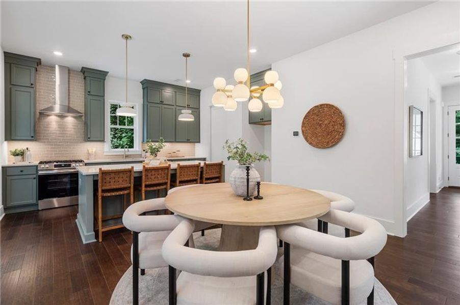 Furnished interior view inside a new home in , Atlanta (Image 15).