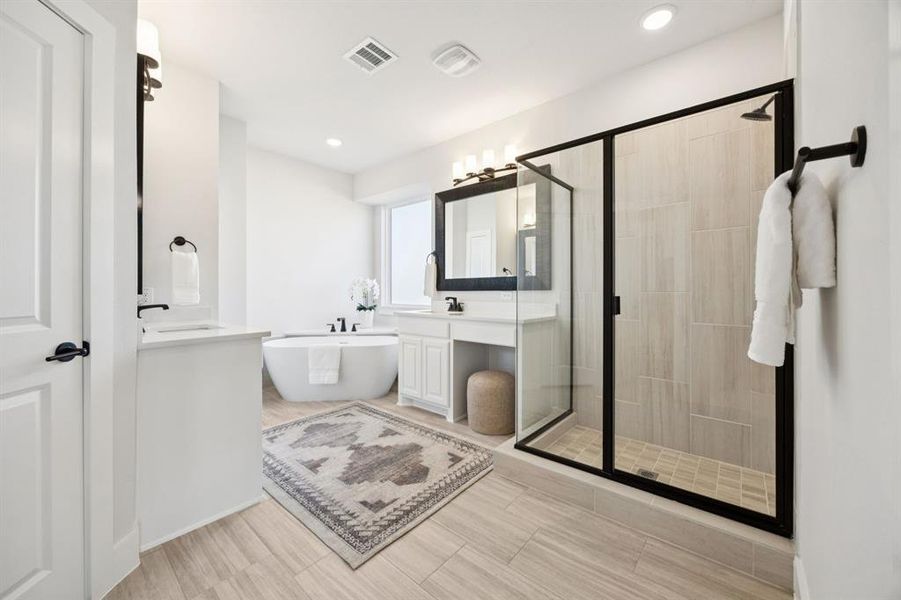 Furnished interior view inside a new home in , Frisco (Image 18).