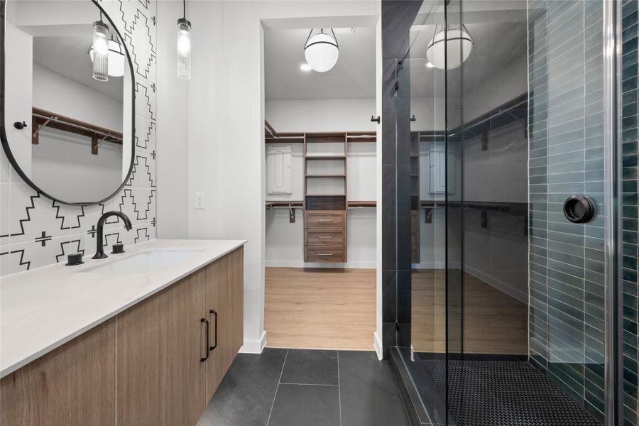 Furnished interior view inside a new home in Dovetail, New Braunfels (Image 9).