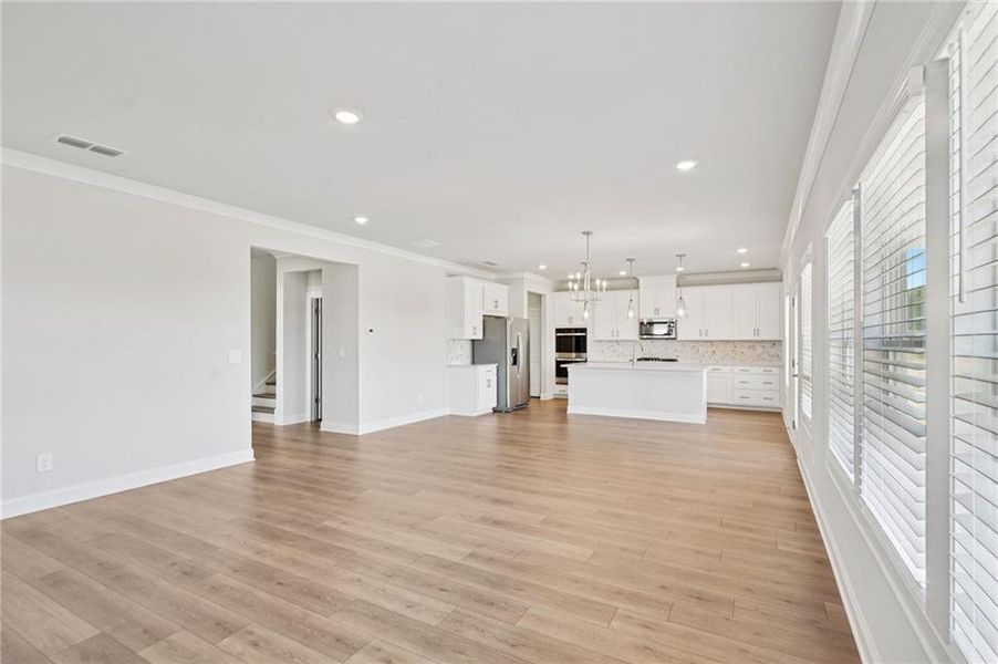 Spacious, unfurnished interior of a new home in River Pointe, Monroe (Image 22).
