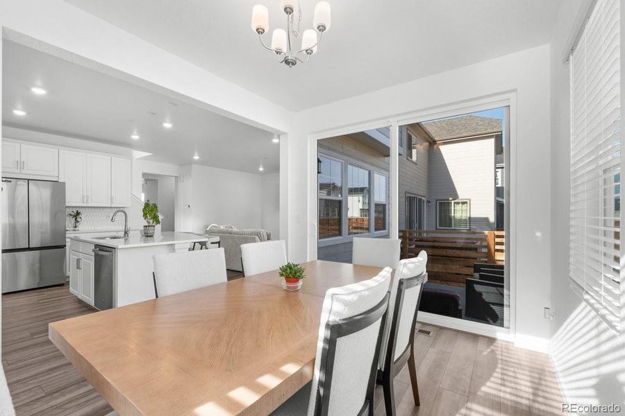 Furnished interior view inside a new home in The Aurora Highlands Town Collection, Aurora (Image 14). Furnished interior view inside a new home in The Aurora Highlands Town Collection, Aurora (Image 14).