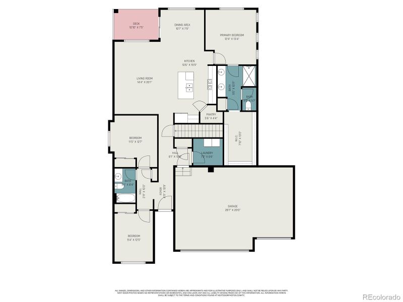 2D floor plan layout of this home in , Commerce City, CO (Image 3). 2D floor plan layout of this home in , Commerce City, CO (Image 3).