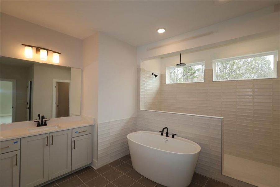 Furnished interior view inside a new home in Meadow Brook Farms, Cumming (Image 6).