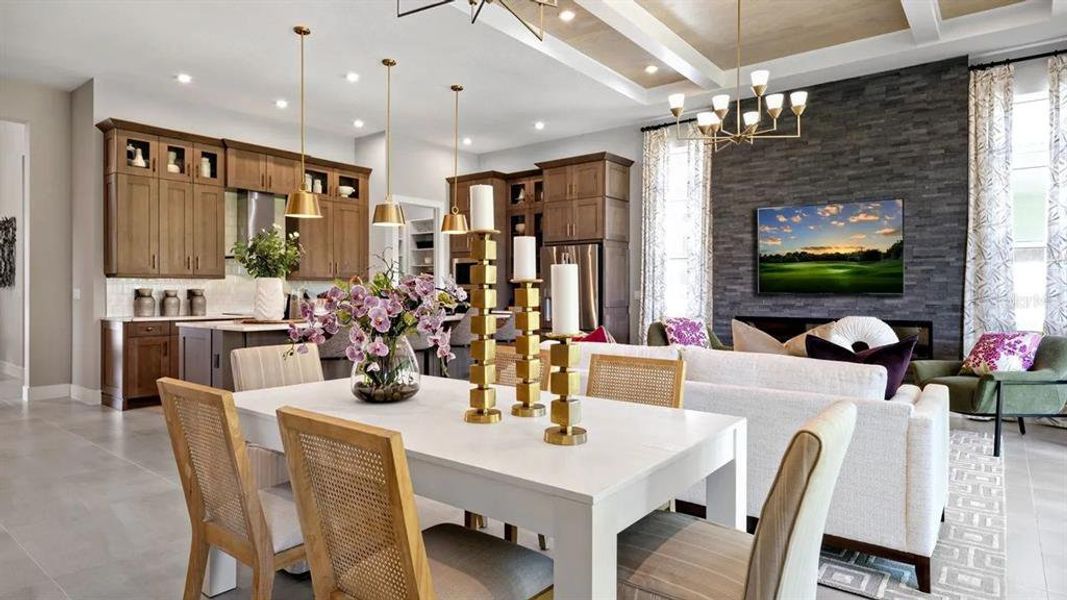 Furnished interior view inside a new home in , Deland (Image 14).